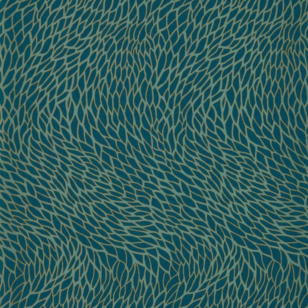 Corallino Wallpaper W0166/03 by Clarke & Clarke in Teal Blue